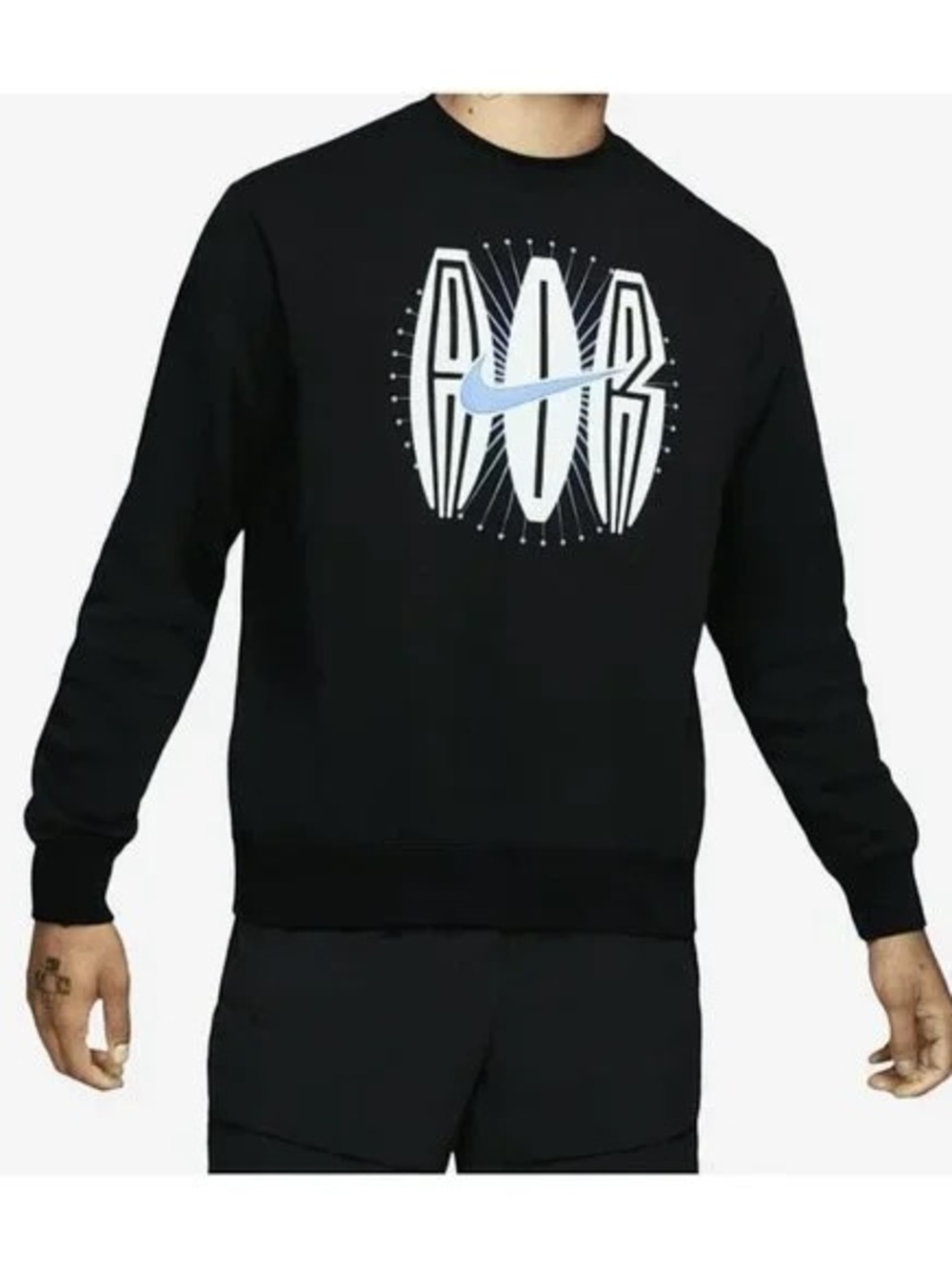 Nike Black Graphic Men's Sweater